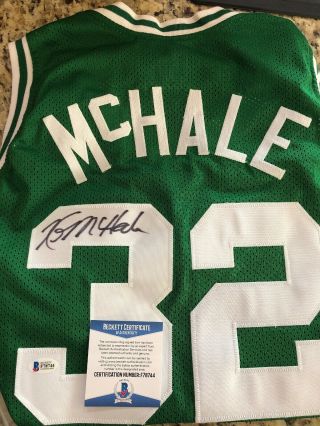 Kevin Mchale Signed Autographed Custom Boston Celtics Jersey Beckett