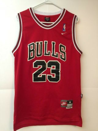 Michael Jordan Chicago Bulls Team Nike Vintage Authentic Nba Jersey Size Medium