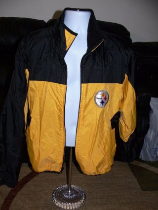 Pittsburgh Steelers Nfl Reversible Jacket Coat,  Fleece & Windbreaker,  Adult (m)