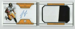 Juju Smith - Schuster 2017 National Treasures Rookie Rc 2 Clr Jsy Auto Booklet /99