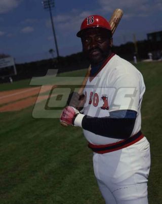 1978 Topps Baseball Color Negative.  George Scott Red Sox