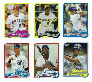 1989 Topps Mini Die - Cut Complete Your Set 2014 Series 1 2 Upd.  You U Pick Choice