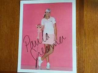 Paula Creamer - Signed 8x10 Color Photo Lpga Favorite