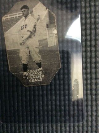 Zeenut Baseball Cards 1931 Pacific Coast League Solo Shot Oaks Seals