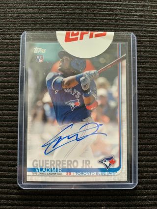 2019 Topps Series 1 Vladimir Guerrero Jr Rookie Auto (mystery Redemption A)