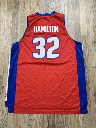 Adidas Authentics NBA Detroit Pistons Richard Rip Hamilton 32 Jersey Adult 2XL,  2 5