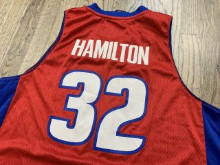 Adidas Authentics NBA Detroit Pistons Richard Rip Hamilton 32 Jersey Adult 2XL,  2 6