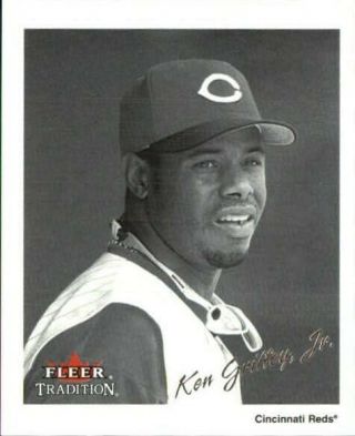 2003 Fleer Tradition Black - White Goudey Baseball Card 24 Ken Griffey Jr.  /1936