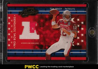 2003 Absolute Memorabilia Pro Bowl Souvenirs Tom Brady Patch /25 Pb - 4 (pwcc)
