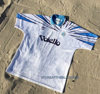 Napoli 1991 1993 Football Soccer Shirt Jersey Maglia Era Di Canio Umbro White