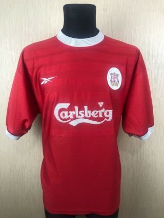 Liverpool 1998/2000 Home Football Soccer Jersey Shirt Reebok Adult Size Xl