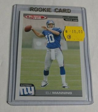 R7372 - Eli Manning - 2004 Topps Total - Rookie - 350 - Giants -