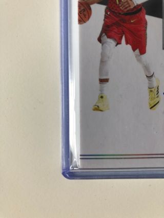 2018 - 19 Panini Noir Trae Young Rookie Patch 3 Color On Card Auto /99 RC. 3