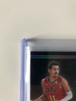 2018 - 19 Panini Noir Trae Young Rookie Patch 3 Color On Card Auto /99 RC. 4
