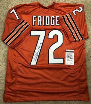 William Perry Chicago Bears Authentic Autographed Jersey Nfl Football Jsa