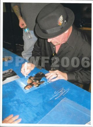 WWE The Undertaker Autographed 8x10 Photo with 2
