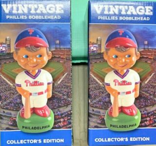 Vintage Phillies Bobbleheads,  Collector 
