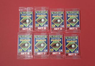 1990 Starline Long John Silver ' s Series 1 - 8 40 Card Baseball Set 2