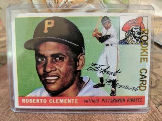 1955 Topps Roberto Clemente - Rookie Card - 164.