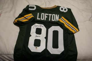 James Lofton Green Bay Packers Signed Autographed Jersey Certified Cas