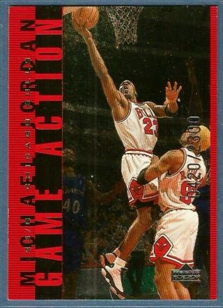 1998 Upper Deck Living Legend Game Action G26 Michael Jordan Chicago Bulls Sp
