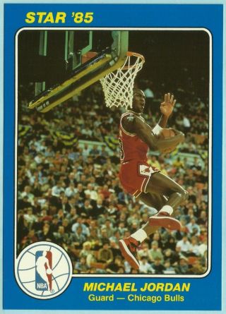 1984 - 85 Star Court Kings 26 Michael Jordan Chicago Bulls Rookie Not A Reprint