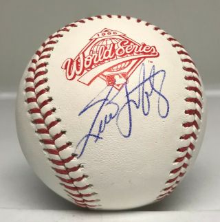 Tino Martinez Signed 1996 World Series Baseball Autographed Jsa Ny Yankees