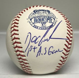 Dwight Doc Gooden Signed 1984 All Star Game Baseball " 1st Asg " Jsa Mets