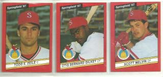 1987 Best Cards Springfield Cardinals 28 - Card Minor League Team Set Todd Zeile