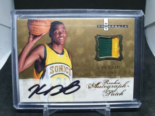 Kevin Durant 2007 - 08 Fleer Hot Prospects Rookie Patch Autograph Rpa Rc /399