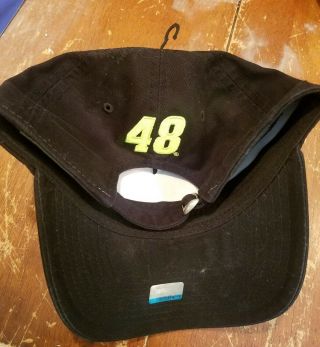 Jimmie Johnson Autographed Lowes Hat Cap NASCAR 2