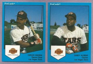 1989 Procards Las Vegas Stars / San Diego Padres Team Set