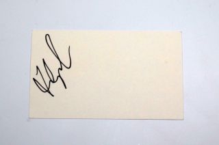 Fred Couples Golf Signed 3x5 Index Card 1992 Masters Champion Pga Golfer