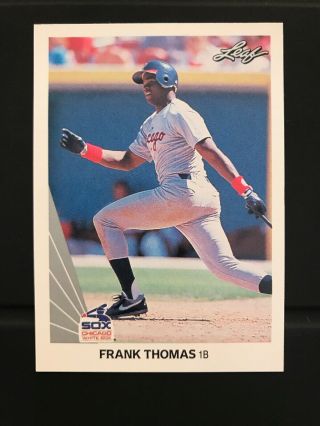 1990 Leaf Frank Thomas 300 Chicago Cubs Rc