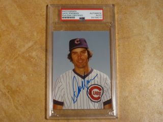 Dave Kingman (3x/all - Star) Signed Autographed 3.  5x5 Photo 1978 - 1980 Cubs Psa