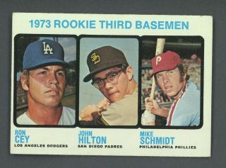 1973 Topps 615 Mike Schmidt Philadelphia Phillies Rc Rookie Hof
