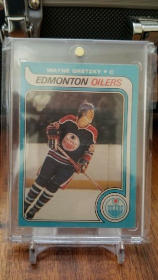 1979 O - Pee - Chee Wayne Gretzky Rc 18 Hockey Card Please See Photo For.
