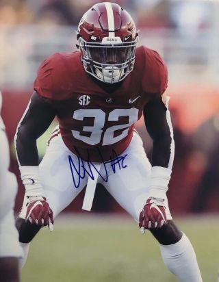 Dylan Moses Signed Autographed Alabama Crimson Tide 8x10 Photo National Champs