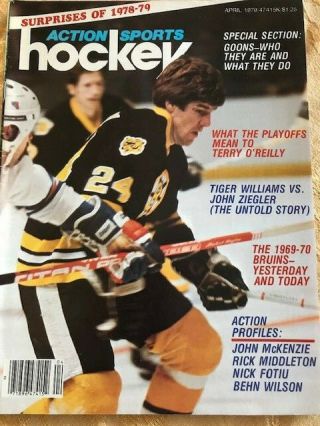 April,  1979 Action Sports Hockey Terry O 