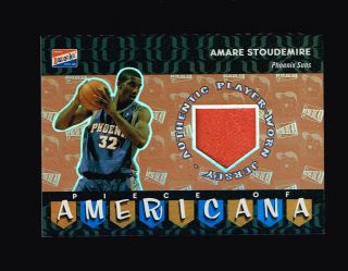 2003 - 04 Amare Stoudemire Bazooka Piece Of Americana Jersey 19/25