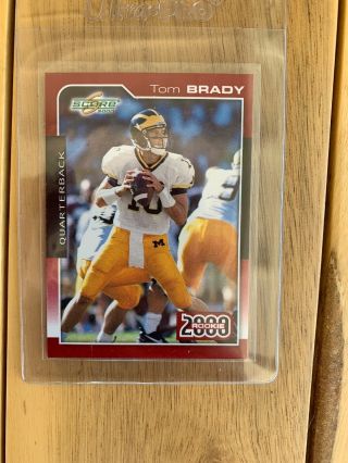 2000 Score Tom Brady Rookie Card 316 Goat Rc
