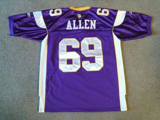 Reebok Authentic Minnesota Vikings Jared Allen Men 