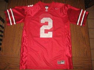 Ohio State Buckeyes Nike Football 2 Red Jersey Youth Kids Xl Mens Small