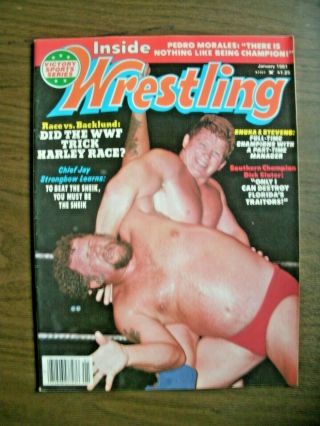 Inside Wrestling - 1/81 Slater Snuka - Stevens Race Vs Backlund - Bloody The Sheik