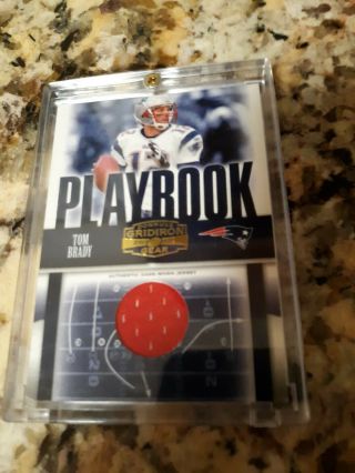 Tom Brady 2006 Donruss Gridiron Gear Playbook Jersey 25/250 Patriots