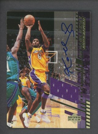 2000 - 01 Ud Game Jersey Kobe Bryant Lakers Game Jersey Auto