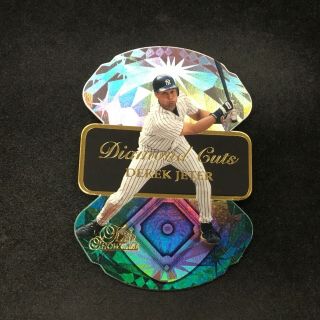 Derek Jeter 1997 Flair Showcase Baseball Diamond Cuts Die - Cut Insert Card 13 Sp