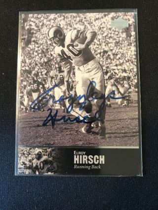 Elroy Hirsch 1997 Upper Deck Legends Autograph