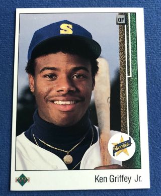 1989 Upper Deck Ken Griffey Jr.  Rookie Card 1 Seattle Mariners Hofer Rc