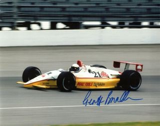 Authentic Autographed Geoff Brabham 8x10 Indy 500 Photo